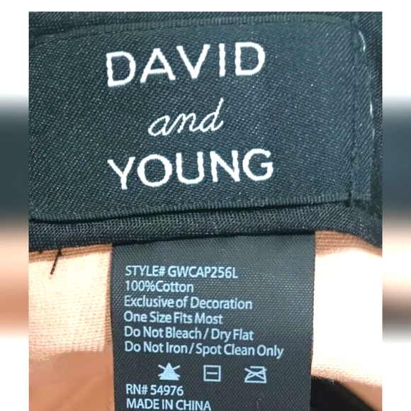 Dog Mom David & Young Strap Back Hat Cap - Picture 7 of 8